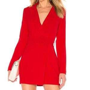 NBD x Naven Belle dress in candy apple red